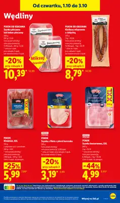 Lidl - gazetka promocyjna Oferta od czwartku od czwartku 01.10 do soboty 03.10 - strona 59