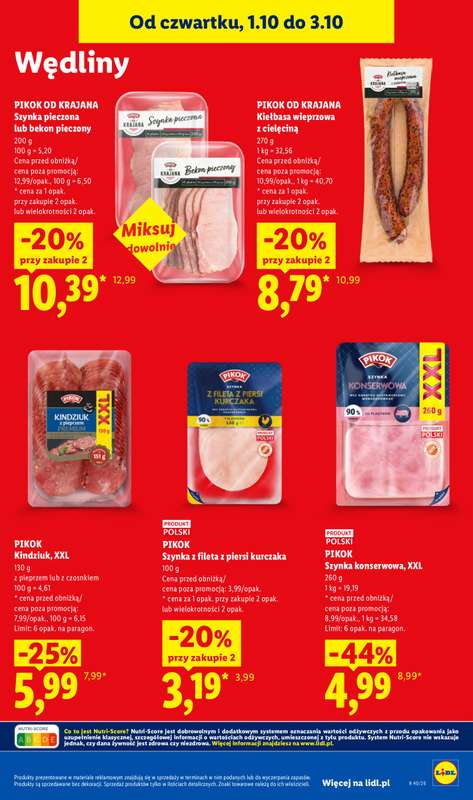 Lidl - gazetka promocyjna Oferta od czwartku od czwartku 01.10 do soboty 03.10 - strona 59