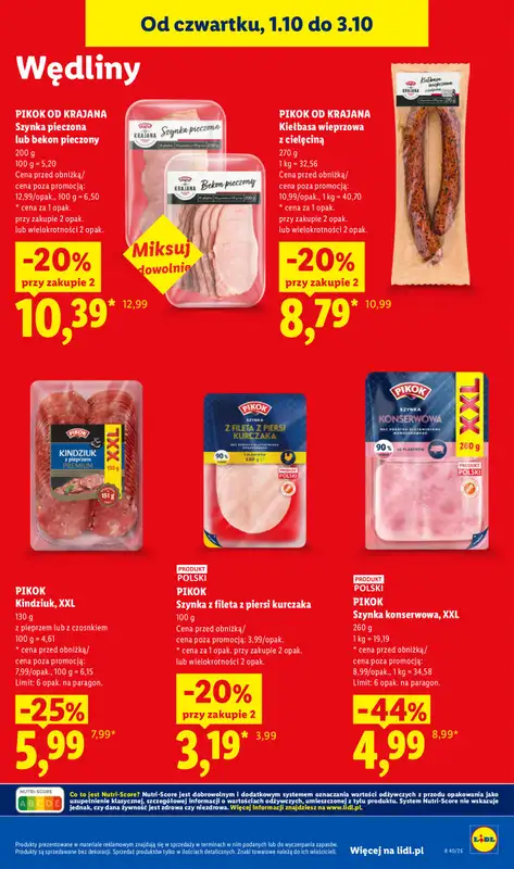 Lidl - gazetka promocyjna Oferta od czwartku od czwartku 01.10 do soboty 03.10 - strona 59