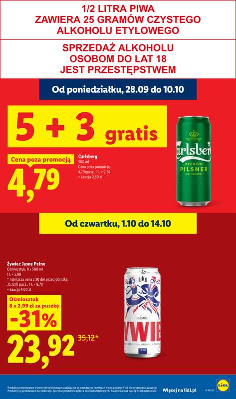 Lidl - gazetka promocyjna Oferta od czwartku od czwartku 01.10 do soboty 03.10 - strona 21