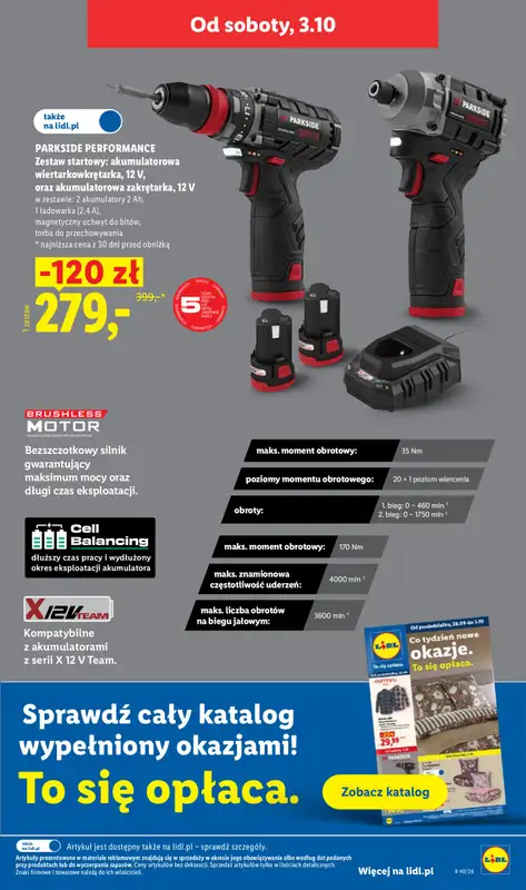 Lidl - gazetka promocyjna Oferta od czwartku od czwartku 01.10 do soboty 03.10 - strona 45