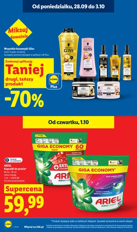 Lidl - gazetka promocyjna Oferta od czwartku od czwartku 01.10 do soboty 03.10 - strona 22