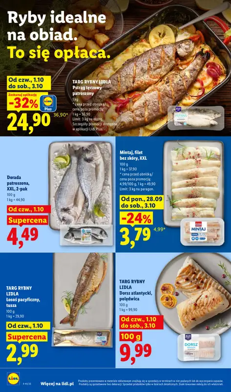 Lidl - gazetka promocyjna Oferta od czwartku od czwartku 01.10 do soboty 03.10 - strona 62