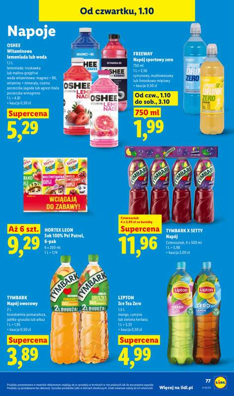 Lidl - gazetka promocyjna Oferta od czwartku od czwartku 01.10 do soboty 03.10 - strona 81