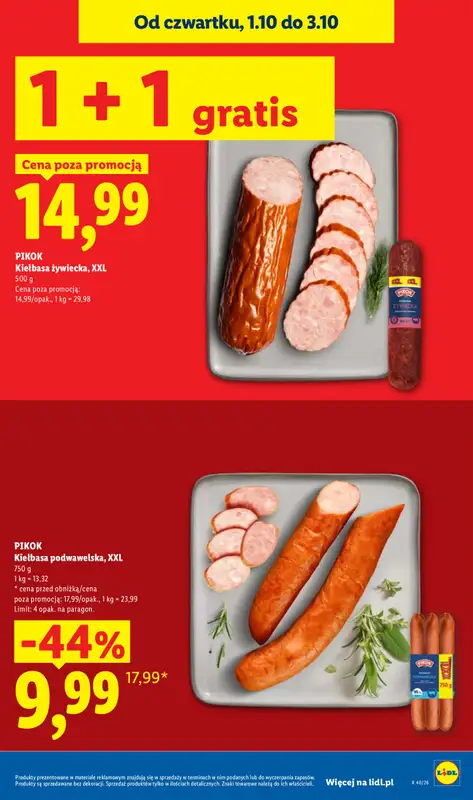 Lidl - gazetka promocyjna Oferta od czwartku od czwartku 01.10 do soboty 03.10 - strona 11