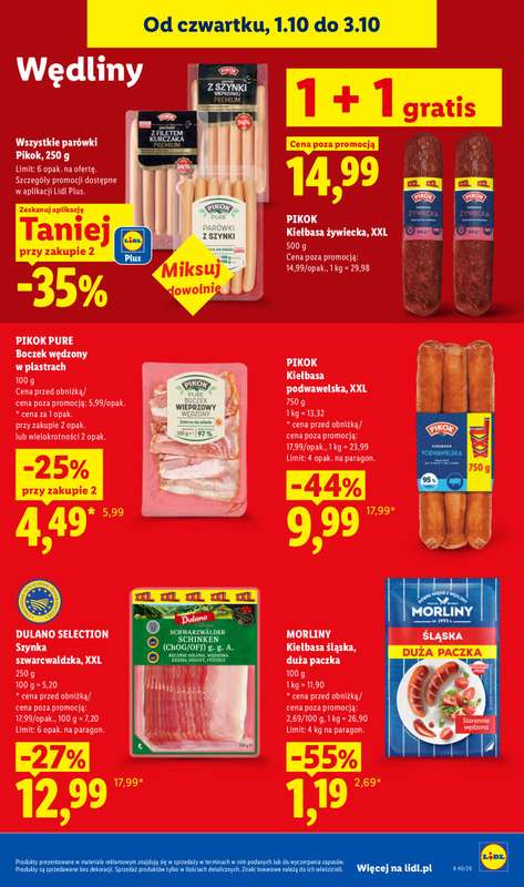 Lidl - gazetka promocyjna Oferta od czwartku od czwartku 01.10 do soboty 03.10 - strona 57