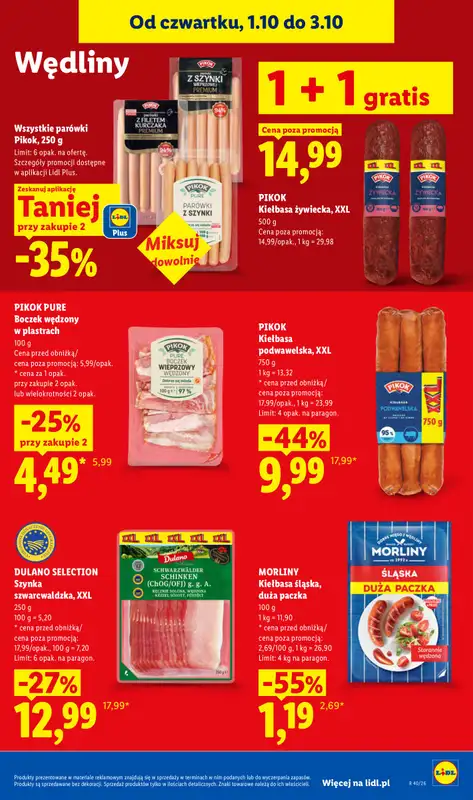 Lidl - gazetka promocyjna Oferta od czwartku od czwartku 01.10 do soboty 03.10 - strona 57