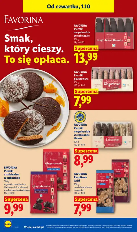 Lidl - gazetka promocyjna Oferta od czwartku od czwartku 01.10 do soboty 03.10 - strona 72
