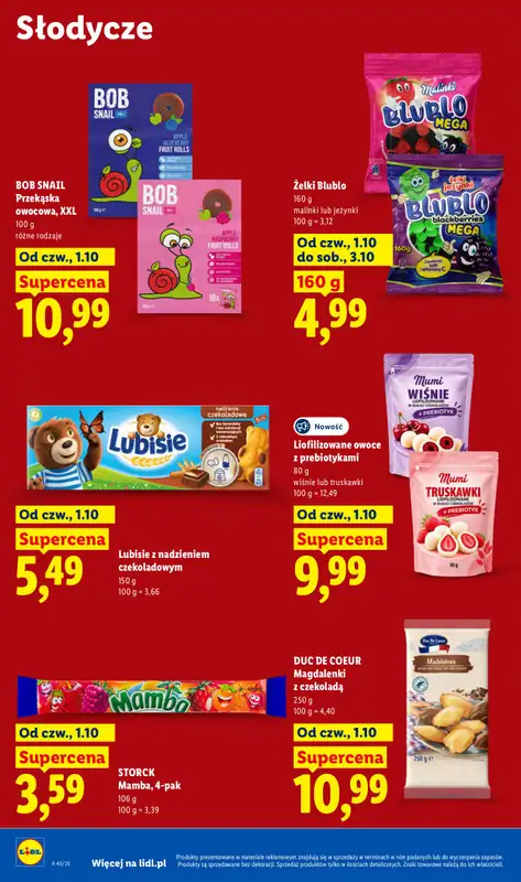 Lidl - gazetka promocyjna Oferta od czwartku od czwartku 01.10 do soboty 03.10 - strona 64