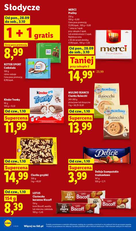 Lidl - gazetka promocyjna Oferta od czwartku od czwartku 01.10 do soboty 03.10 - strona 66