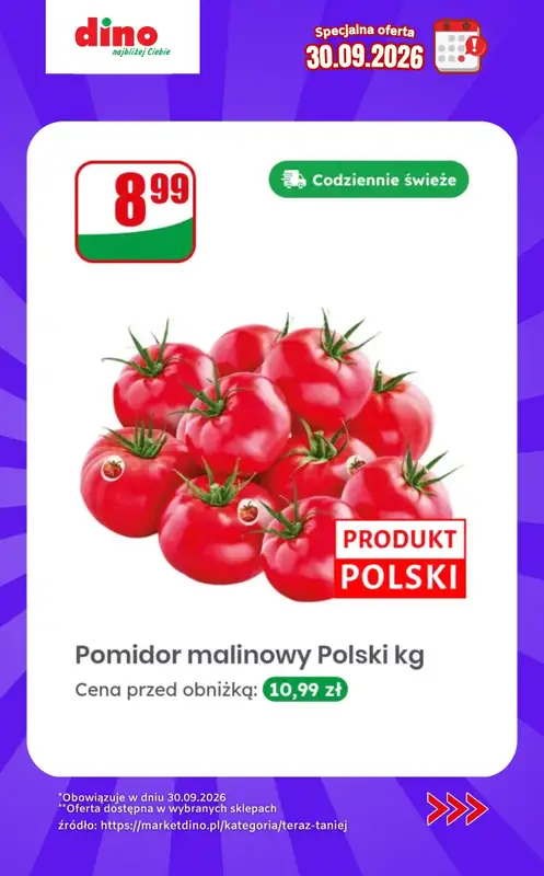 Dino - gazetka promocyjna Specjalna oferta na 30.09.2026 - promocje spoza gazetki od środy 30.09 do środy 30.09 - strona 6