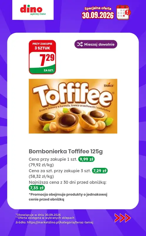 Dino - gazetka promocyjna Specjalna oferta na 30.09.2026 - promocje spoza gazetki od środy 30.09 do środy 30.09 - strona 2