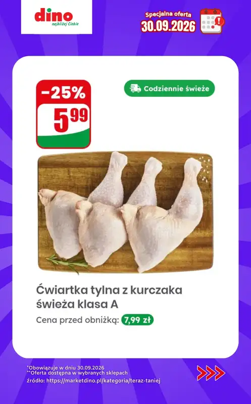 Dino - gazetka promocyjna Specjalna oferta na 30.09.2026 - promocje spoza gazetki od środy 30.09 do środy 30.09 - strona 8
