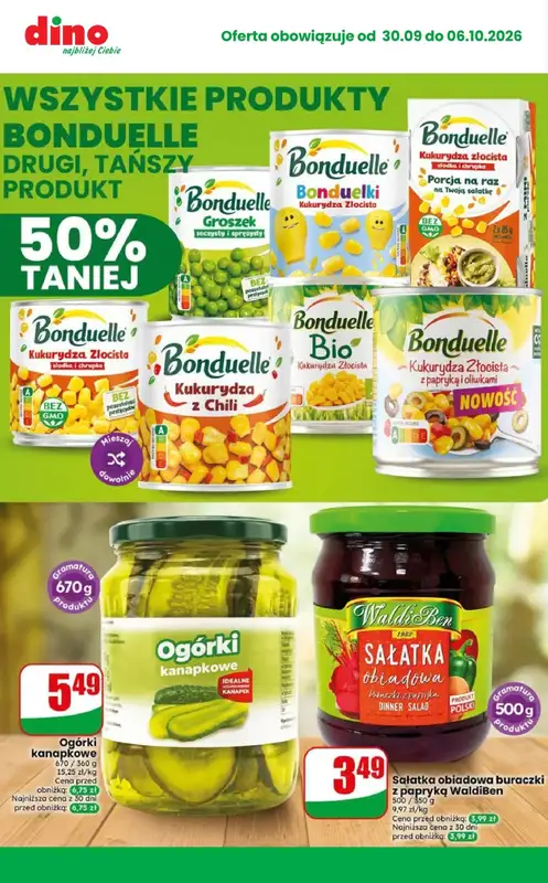 Dino - gazetka promocyjna MEGA promocje! od środy 30.09 do wtorku 06.10 - strona 8