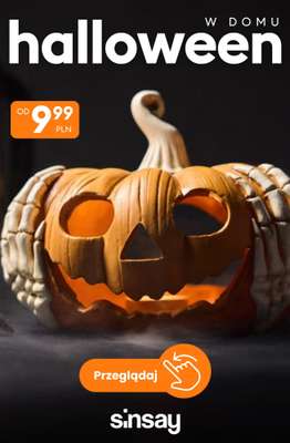 Sinsay - gazetka promocyjna HALLOWEEN w domu od środy 30.09 