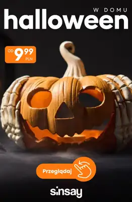 Sinsay - gazetka promocyjna HALLOWEEN w domu od środy 30.09 
