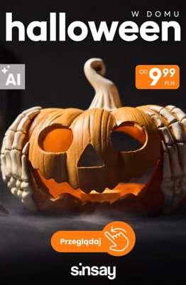 Sinsay - gazetka promocyjna HALLOWEEN w domu od środy 30.09 