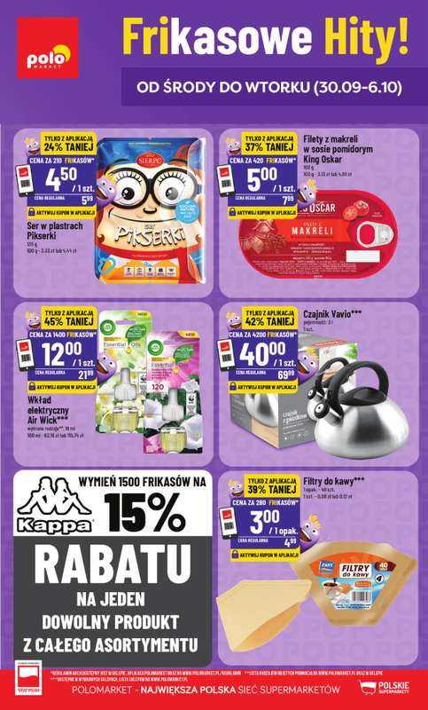 POLOmarket - gazetka promocyjna Frikasowy katalog od środy 30.09 do wtorku 06.10