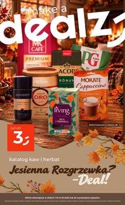 Dealz - gazetka promocyjna Katalog kaw i herbat od czwartku 01.10 do środy 14.10
