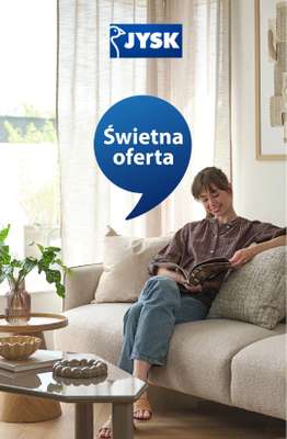 Jysk - gazetka promocyjna JYSK: Rabat do 60% na wybrane kategorie! od środy 30.09 do niedzieli 18.10
