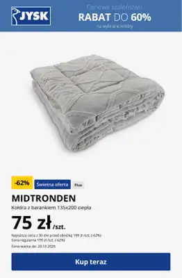 Jysk - gazetka promocyjna JYSK: Rabat do 60% na wybrane kategorie! od środy 30.09 do niedzieli 18.10 - strona 11