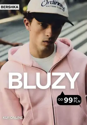 Bershka - gazetka promocyjna BLUZY męskie od 99,90 PLN od środy 30.09 