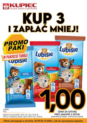 Kupiec - gazetka promocyjna Promopaki od środy 30.09 do wtorku 06.10 - strona 2