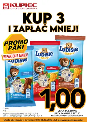 Kupiec - gazetka promocyjna Promopaki od środy 30.09 do wtorku 06.10 - strona 2