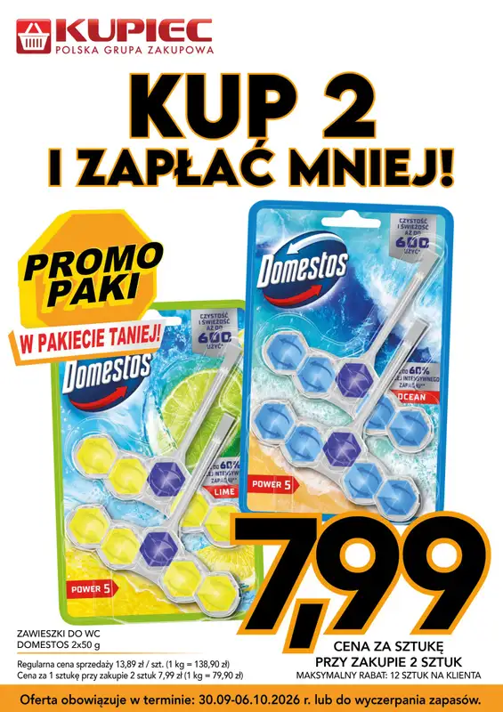Kupiec - gazetka promocyjna Promopaki od środy 30.09 do wtorku 06.10 - strona 6