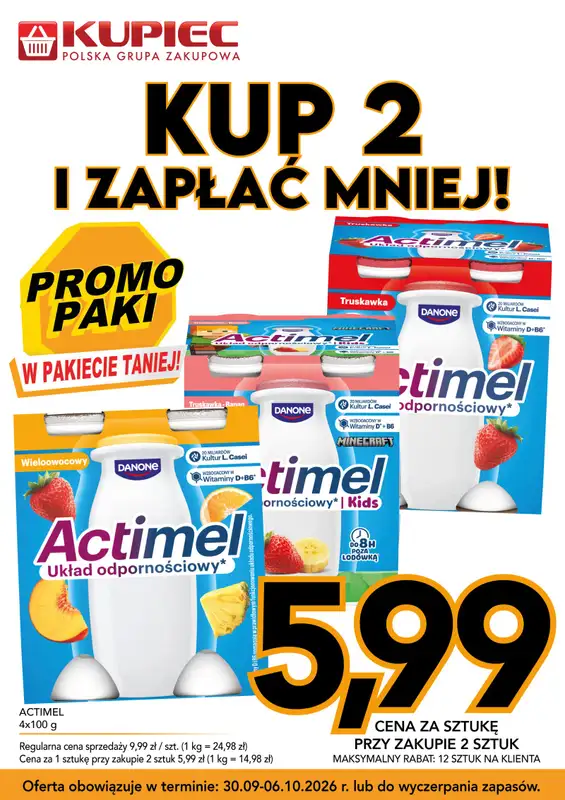 Kupiec - gazetka promocyjna Promopaki od środy 30.09 do wtorku 06.10 - strona 5