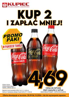 Kupiec - gazetka promocyjna Promopaki od środy 30.09 do wtorku 06.10 - strona 3