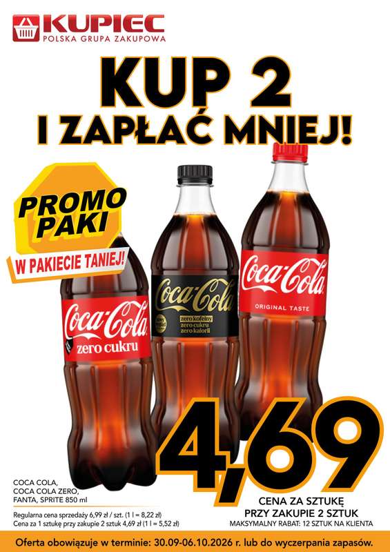 Kupiec - gazetka promocyjna Promopaki od środy 30.09 do wtorku 06.10 - strona 3