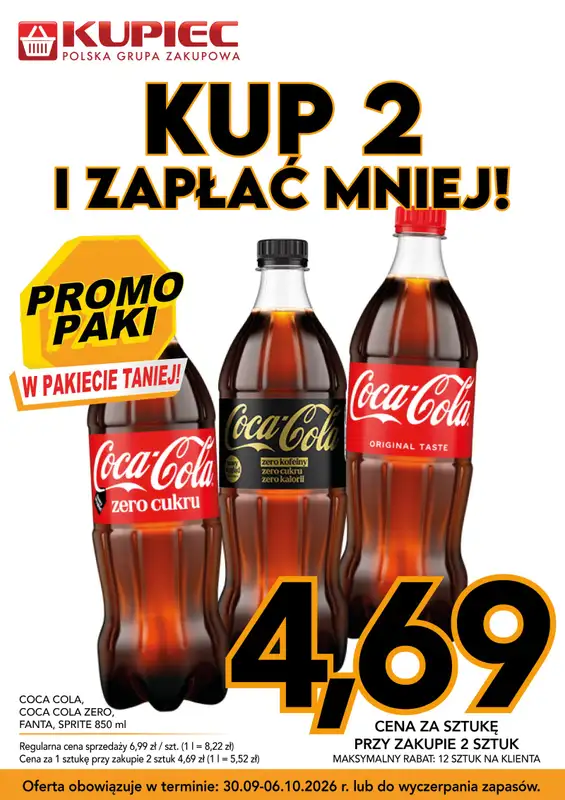 Kupiec - gazetka promocyjna Promopaki od środy 30.09 do wtorku 06.10 - strona 3