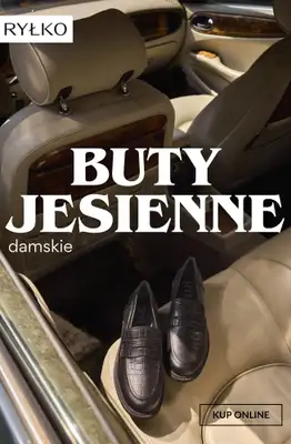 Ryłko - gazetka promocyjna Buty jesienne damskie od środy 30.09 