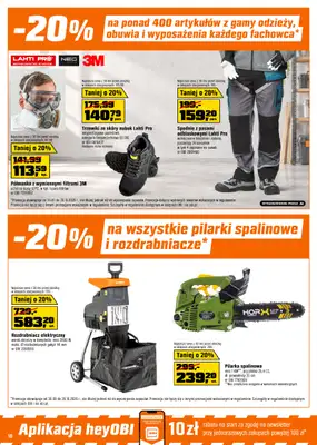 OBI - gazetka promocyjna Gazetka od środy 30.09 do wtorku 20.10 - strona 10