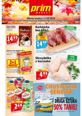 Prim Market - gazetka promocyjna Gazetka od czwartku 01.10 do środy 07.10