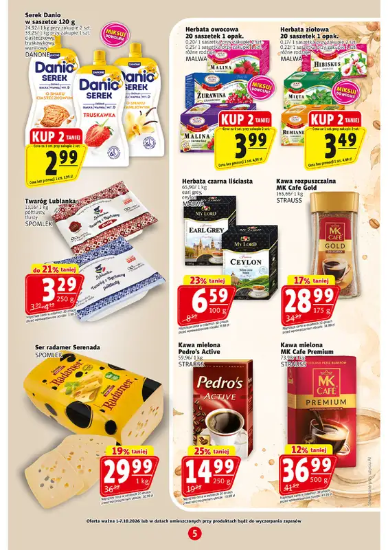 Prim Market - gazetka promocyjna Gazetka od czwartku 01.10 do środy 07.10 - strona 5