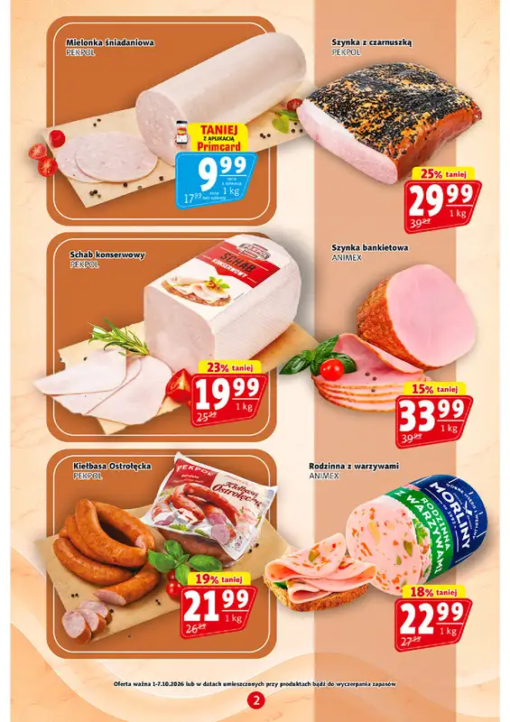 Prim Market - gazetka promocyjna Gazetka od czwartku 01.10 do środy 07.10 - strona 2