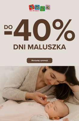 Smyk - gazetka promocyjna Do -40% DNI MALUSZKA od środy 30.09 