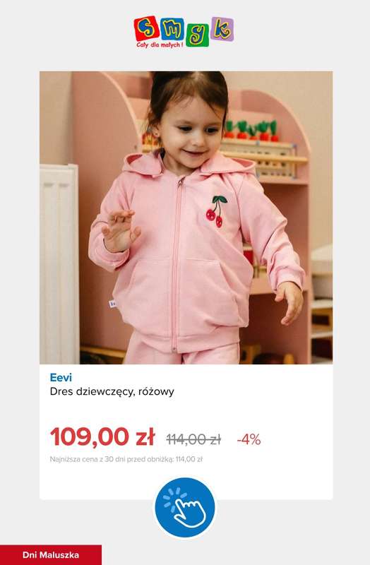 Smyk - gazetka promocyjna Do -40% DNI MALUSZKA od środy 30.09  - strona 8