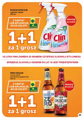 Groszek - gazetka promocyjna Gazetka Supermarket od czwartku 01.10 do środy 07.10 - strona 15