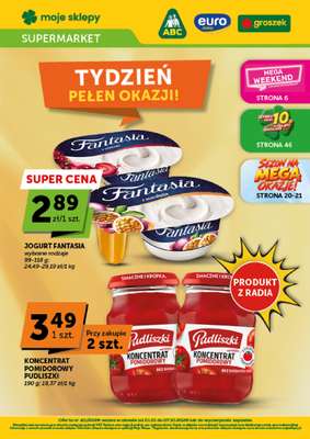 Groszek - gazetka promocyjna Gazetka Supermarket od czwartku 01.10 do środy 07.10