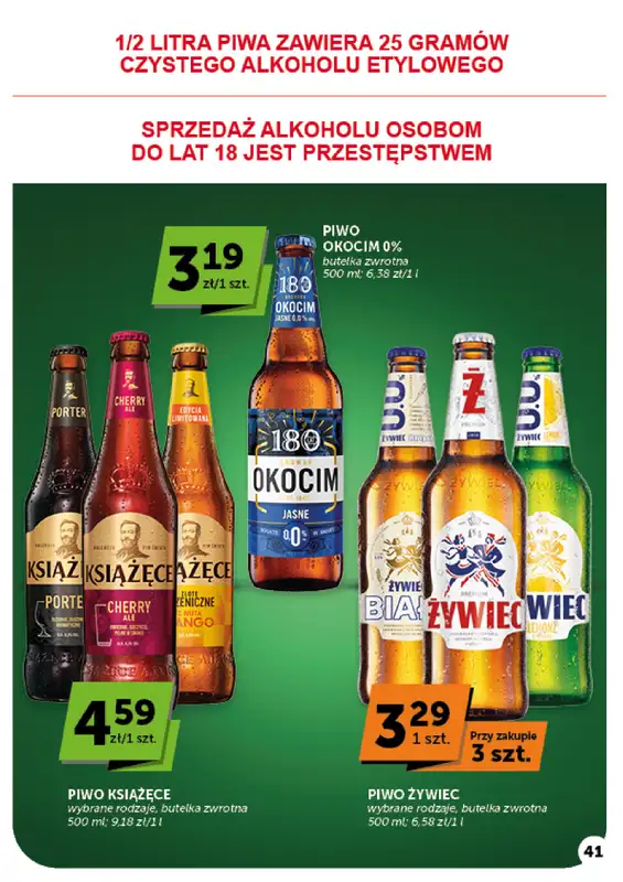 Euro Sklep - gazetka promocyjna Gazetka Supermarket od czwartku 01.10 do środy 07.10 - strona 41
