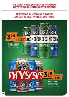 Groszek - gazetka promocyjna Gazetka Market od czwartku 01.10 do środy 07.10 - strona 30