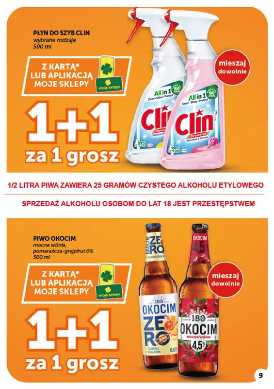Groszek - gazetka promocyjna Gazetka Market od czwartku 01.10 do środy 07.10 - strona 9