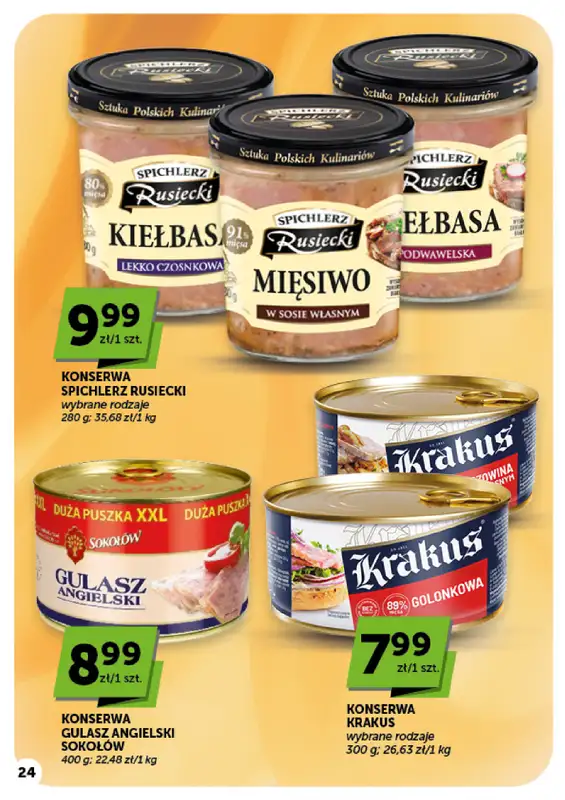 Euro Sklep - gazetka promocyjna Gazetka Market od czwartku 01.10 do środy 07.10 - strona 24