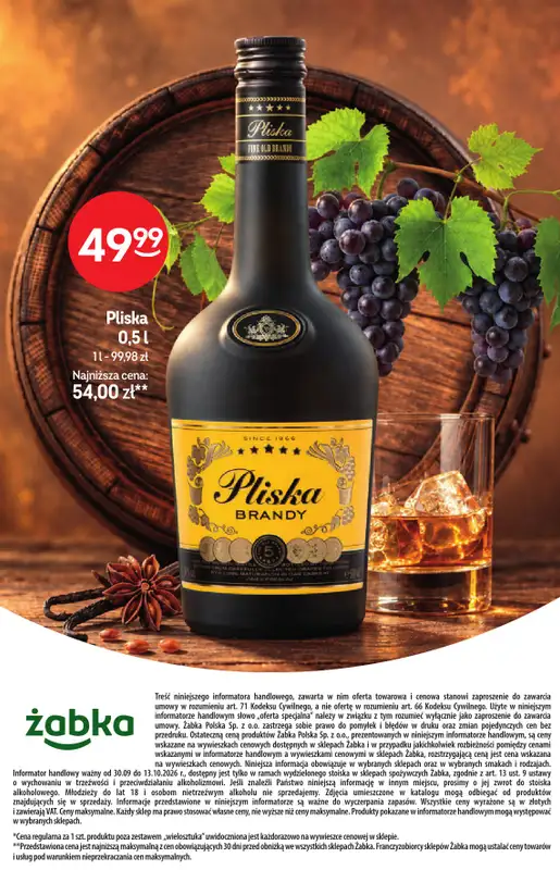 Żabka - gazetka promocyjna Katalog alkoholi od środy 30.09 do wtorku 13.10 - strona 20