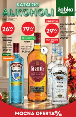 Żabka - gazetka promocyjna Katalog alkoholi od środy 30.09 do wtorku 13.10