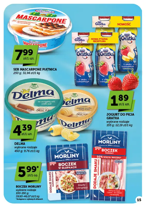 Groszek - gazetka promocyjna Gazetka Minimarket od czwartku 01.10 do środy 07.10 - strona 15