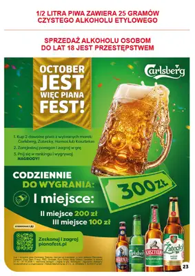 Groszek - gazetka promocyjna Gazetka Minimarket od czwartku 01.10 do środy 07.10 - strona 23